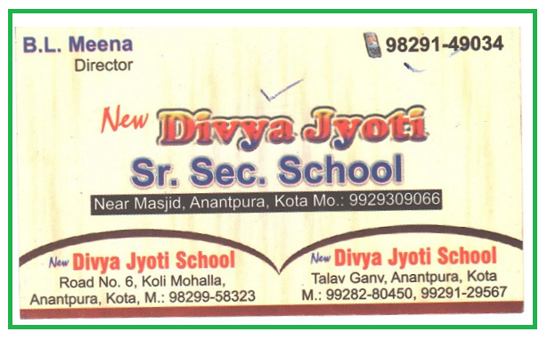 NEW DIVYA JYOTI SN. SEC. SCHOOL 